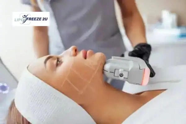image of HIFU Hampstead treatment in progress.