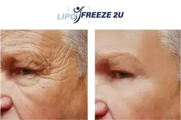 Mens before and after Morpheus 8 Hampstead results.