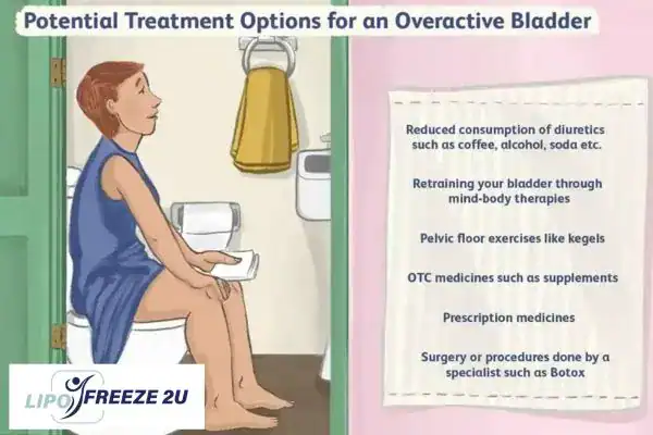 image of woman on toilet because of an overactive bladder Hampstead